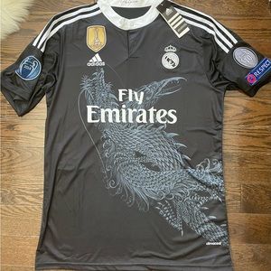 Adidas Black Real Madrid Dragon Jersey